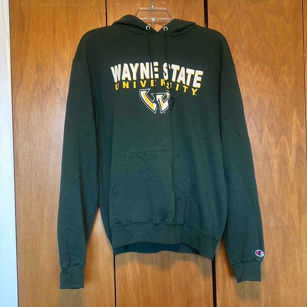 Champion brand Wayne State University hoodie size medium.